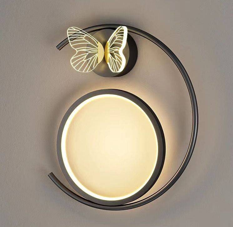 Butterfly wall lamp
