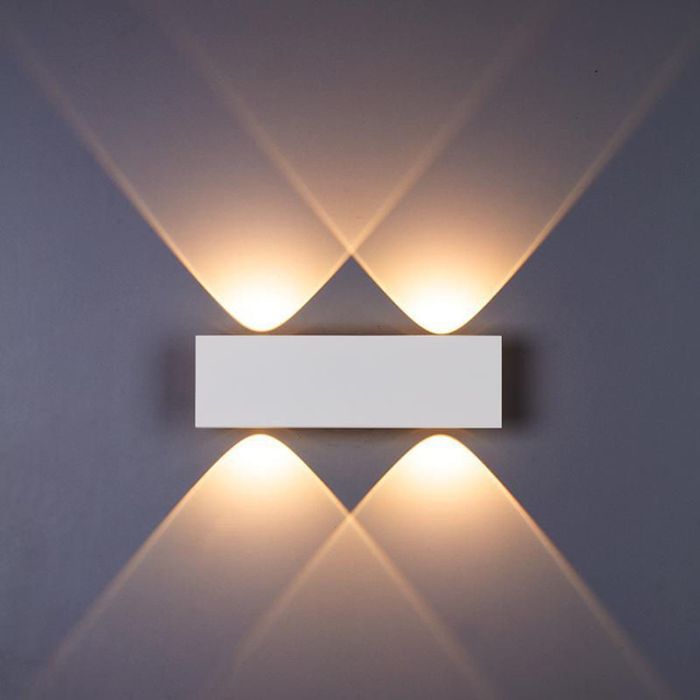 Modern Indoor LED Wall Lamp Bedside Lamp Living Room Home Lighting Corridor Aisle Decoration Aluminum Light AC85-265V