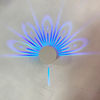 Creative Peacock Projection Lamp Remote Touch RGB Colorful Led Background Night Light Animal Wall Light Home Deco For Bedroom