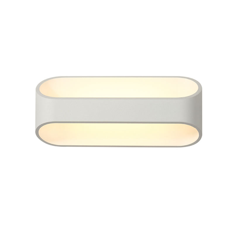 New White Aluminum 5W RGB Wall Lamp Up And Down Indoor Wandlamp Diy Color with Controller Indoor Wall Lamp RGB Wall Lamp