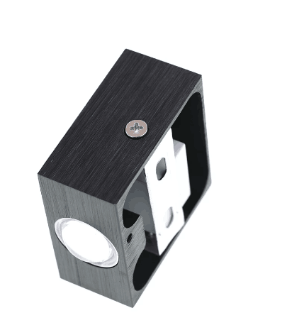 3W LED Wall Lamp One Side Wall Light Aluminum Single Head Wall Light Fixture AC85-265V Brushed Black Silver Housing