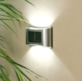 New 6LED Solar Lamp IP65 Waterproof Outdoor Lamp Courtyard Wall Lamp for Garden Villa Decoration