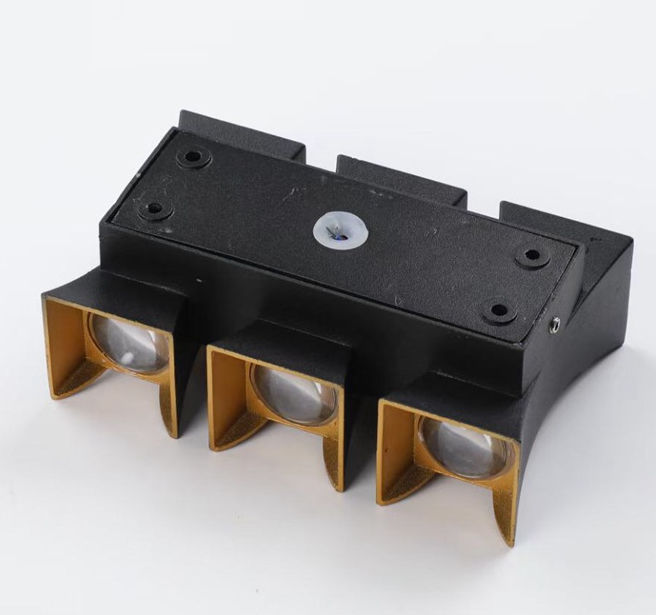 New Waterproof LED Black Long Strip Wall Lamp for RGB Outdoor Balcony Aluminum Porch Garden Sconce Villa Wall Light Luminaire