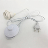 Eu Plug e27 power cord Lamp holder With Eu Plug On/off Switch VDE OEM 2.5A 250V best price quality