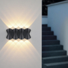 Modern Waterproof Outdoor 12W LED Wall Lamp IP65 Aluminum UP And Down Wall Light Garden Porch Sconce Decoration Light 110V 220V