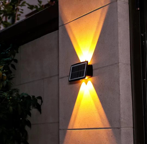 4LEDSolar Wall Light Outdoor Waterproof LED Wall Lights for Courtyard Street Landscape Garden Decor Lamp Solar Outdoor Wall Lamp