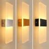 Factory direct Minimalist LED Acrylic Wall Light For Hotel Bedroom Rooms Lighting With Prices led lights aesthetic