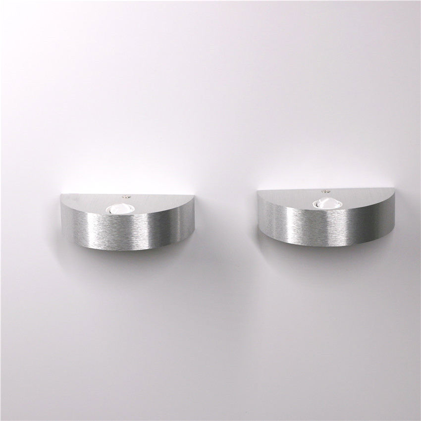 Up and Down 3W LED Wall Lamp Aluminum Wall lights for Bedroom hotel led indoor lighting