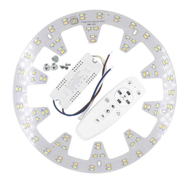 Smart 2.4G Ceiling Chandelier LED 5730 SMD Chip Replacement Light Source Surface with Remote Control For Living room Kitchen