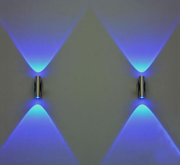 Living Room Indoor Wall Lamp High Power 6W Aluminum AC85-265V Led Decoration Wall Lamp for Home Reading Room Up And Down Led Wall Light