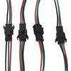 JST SM 3 Pins/head Male to Female Plug/Wire Quick Connector for WS2812B RGB LED Strip