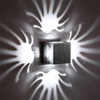 3W Aluminum Fancy RGB with Controller Wall Light for Art Gallery Decoration Front Balcony Led Wall Lamp 