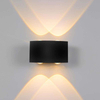 Arc-shaped Outdoor Waterproof Up And Down LED Wall Lamp Aluminum Modern Wall Sconce Lighting Wall Light