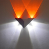 New Modern Triangle Aluminum lamp Indoor Wall Lamp 6 LED V Shape Sconce