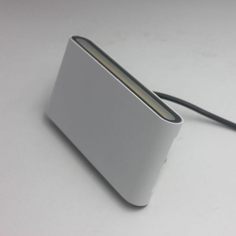 12W White Simple Up And Down Wall Lamp Square Outdoor Light for Garden High Quality with Factory Price Light Lighting