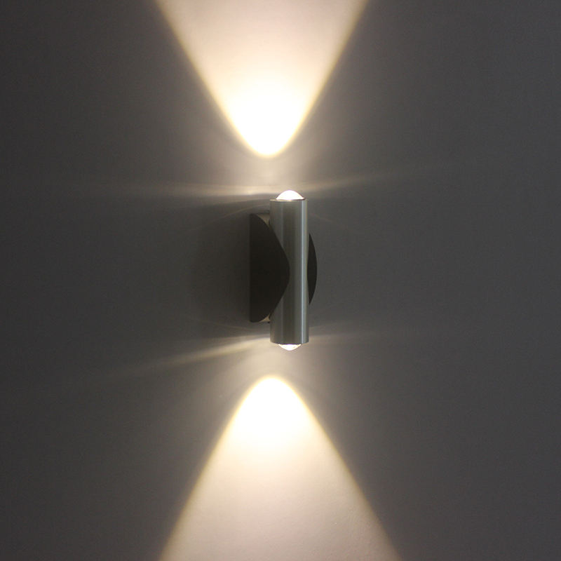 2W 6W Up Down Bed Room Lighting Fixtures