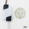 3W 5W 7W 9W 12W 18W SMD5730 Warm/Cold White Combined Color panel + Segmented control LED driver power supply for downlight