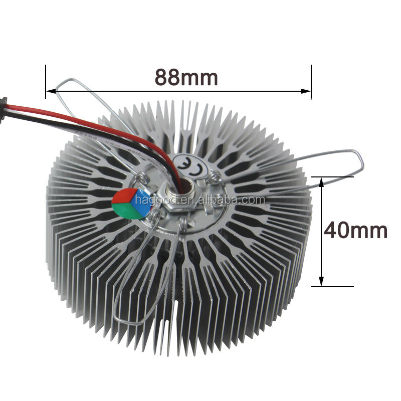 Wholesale Novelty Sunflower Aluminum AC85-265V 3W RGB LED Wall Sconce Lamp Fixtures for KTV Bar Wall Ceiling New Year Decoration