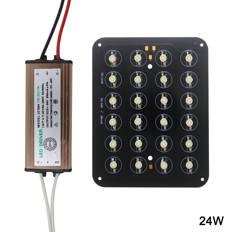 LED Chip 12W 18W 20W 24W 30W 36W 48W High Power Lamp Bulb Diodes AC85-265V LED Waterproof Driver for Buried lights Luminary
