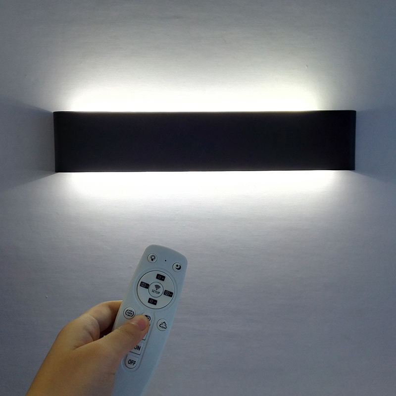 2.4G Dimming Three Color With Remote Control Wandlamp Up and Down Lighting For Indoor Home Hotel Rooms Using Wall Lamp In price