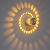 1W 3W Factory High Quality Spiral Hole Sconce LED Wall Lamp Indoor Night Light with Best Service And Low Price Dressing Room Applique Led Vanity