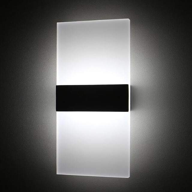 Factory price LED Wall Lights Acrylic indoor modern step light vanity lights bathroom wall mount for sale