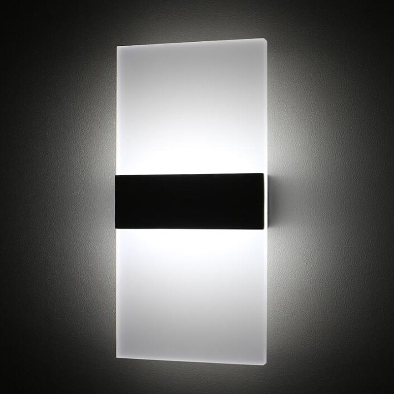 Factory price LED Wall Lights Acrylic indoor modern step light vanity lights bathroom wall mount for sale