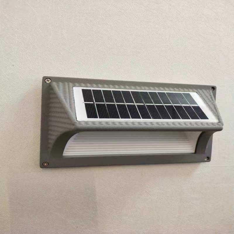 LED solar garden lighting aluminum solar garden lighting wireless waterproof solar lamp factory direct sales made in China