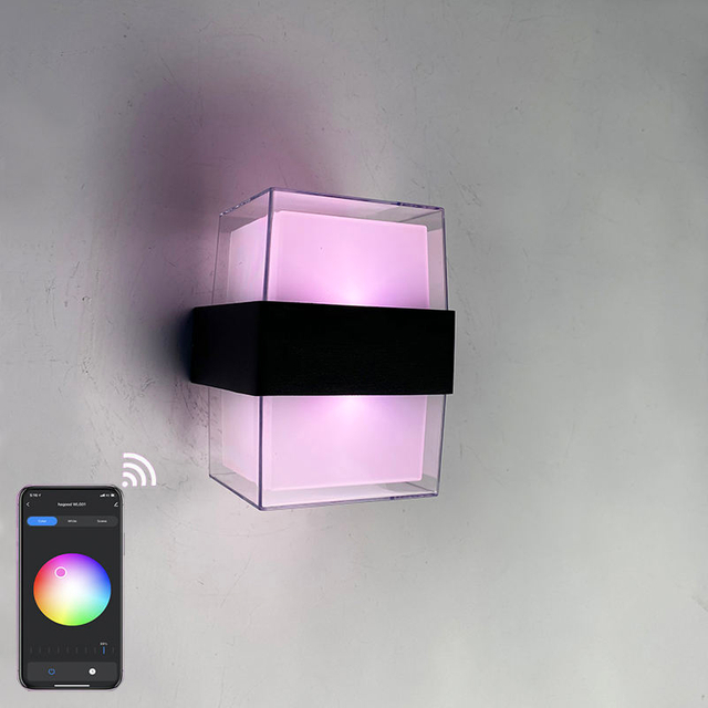 LED wandleuchte cob Tuya lampara de luz pared exterior wandlamp Rgb Led Wall Light interior wall bracket light Spotlight