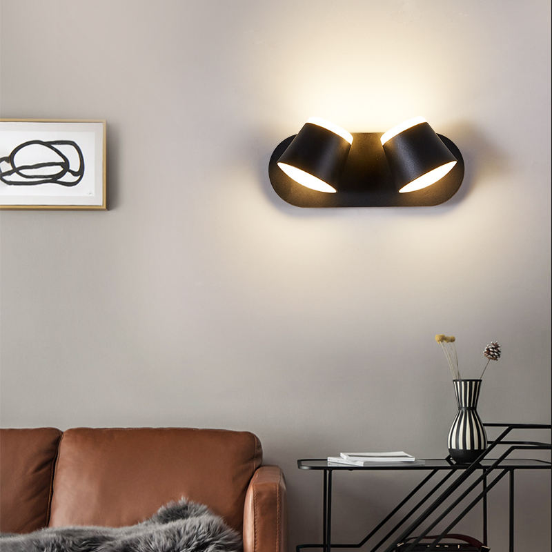 Wall Lamps Led Linear Light up and Down Luminous Body Lamp Item Lighting Style Modern Office Rohs Material Epistar Input Flux
