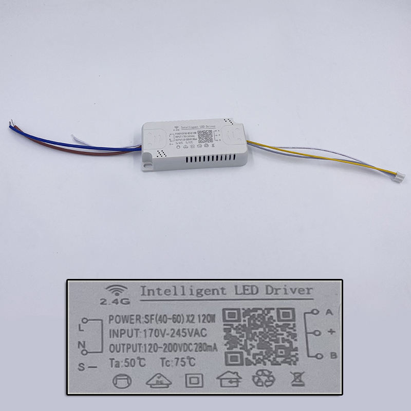 2 Way 48-160W 2.4g LED Driver Lamp Driver Three Color Temperature Drive LED Lighting Transformers High Quality Safe 2.4G Driver Power Supply Led Adapter Driver