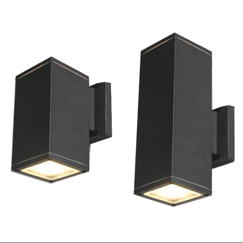 Modern Led Waterproof Outdoor Wall Lamp IP65 Aluminum 12W LED Wall Light Indoor Decorated Wall Sconce Pillar Patio Badkamer