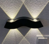 Decorative led light wall lamp with 4 beards and outdoor nightlight led decorative wall light waterproof