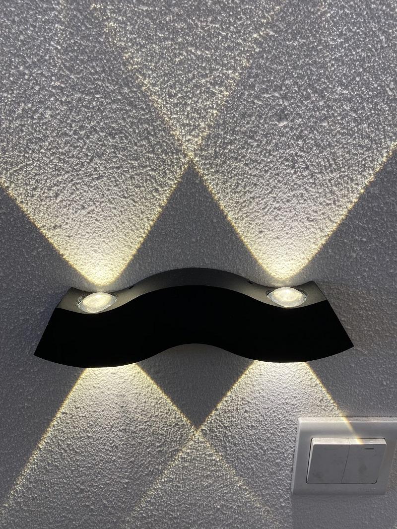 Decorative led light wall lamp with 4 beards and outdoor nightlight led decorative wall light waterproof
