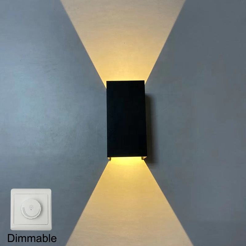 Waterproof IP65 Modern led wall lamp 12W Dimmable LED Stairs Sconce Light For Living Room Corridor Background Light AC85-265V