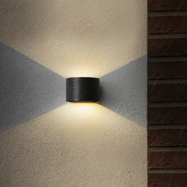 Hagood New Semicircle Waterproof Wall Lamp