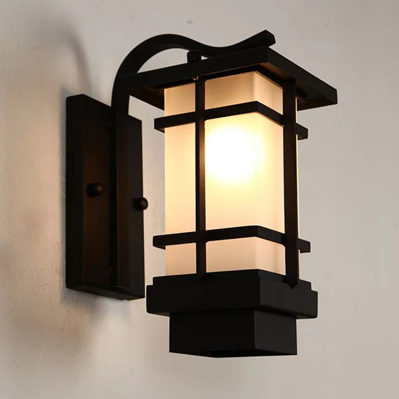 New Chinese outdoor wall lamp simple modern creative courtyard lamp corridor waterproof exterior wall balcony wall lamp manufact