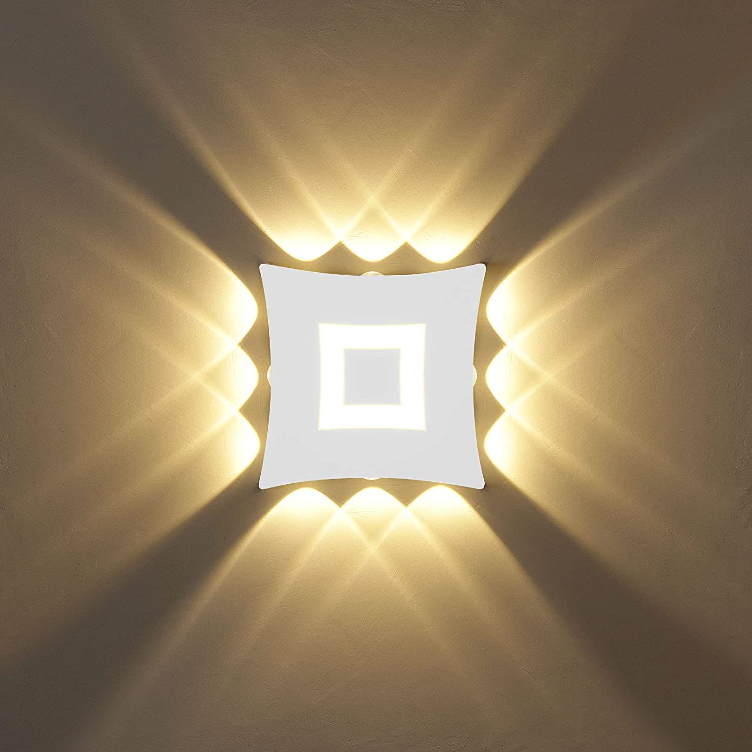 Modern Wall Lamp Cube Led Wall Sconce Lamp Waterproof IP65 Interior Wall Light 110V 220V For Bathroom Outdoor Lighting 4W 6W 8W