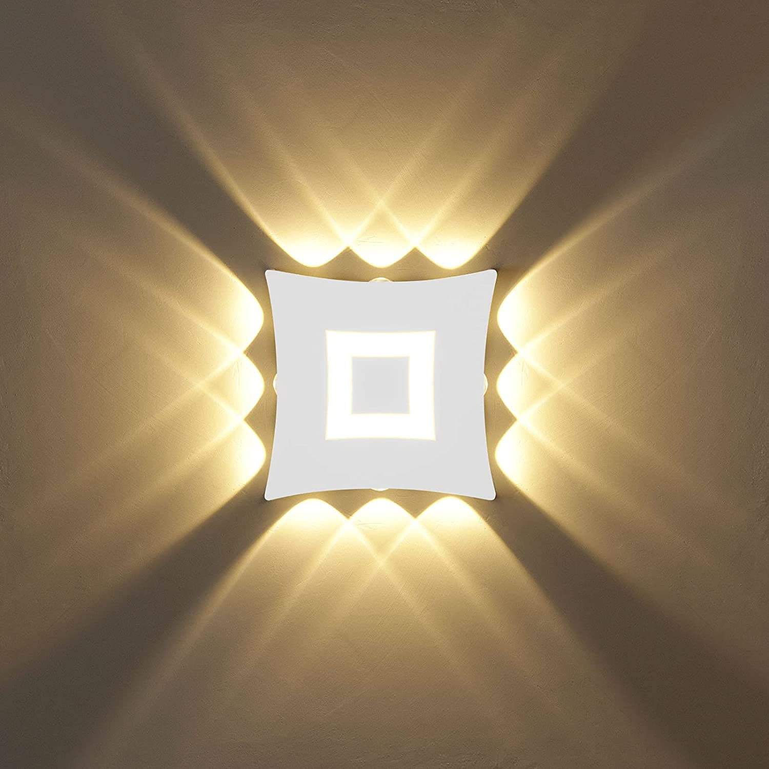 Modern Wall Lamp Cube Led Wall Sconce Lamp Waterproof IP65 Interior Wall Light 110V 220V For Bathroom Outdoor Lighting 4W 6W 8W