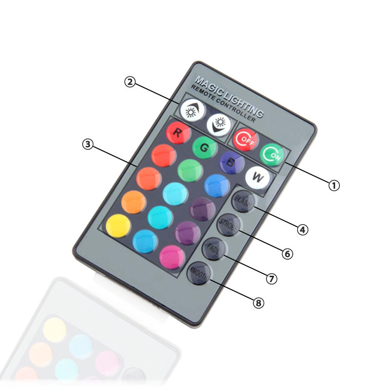 remote control wall lamp