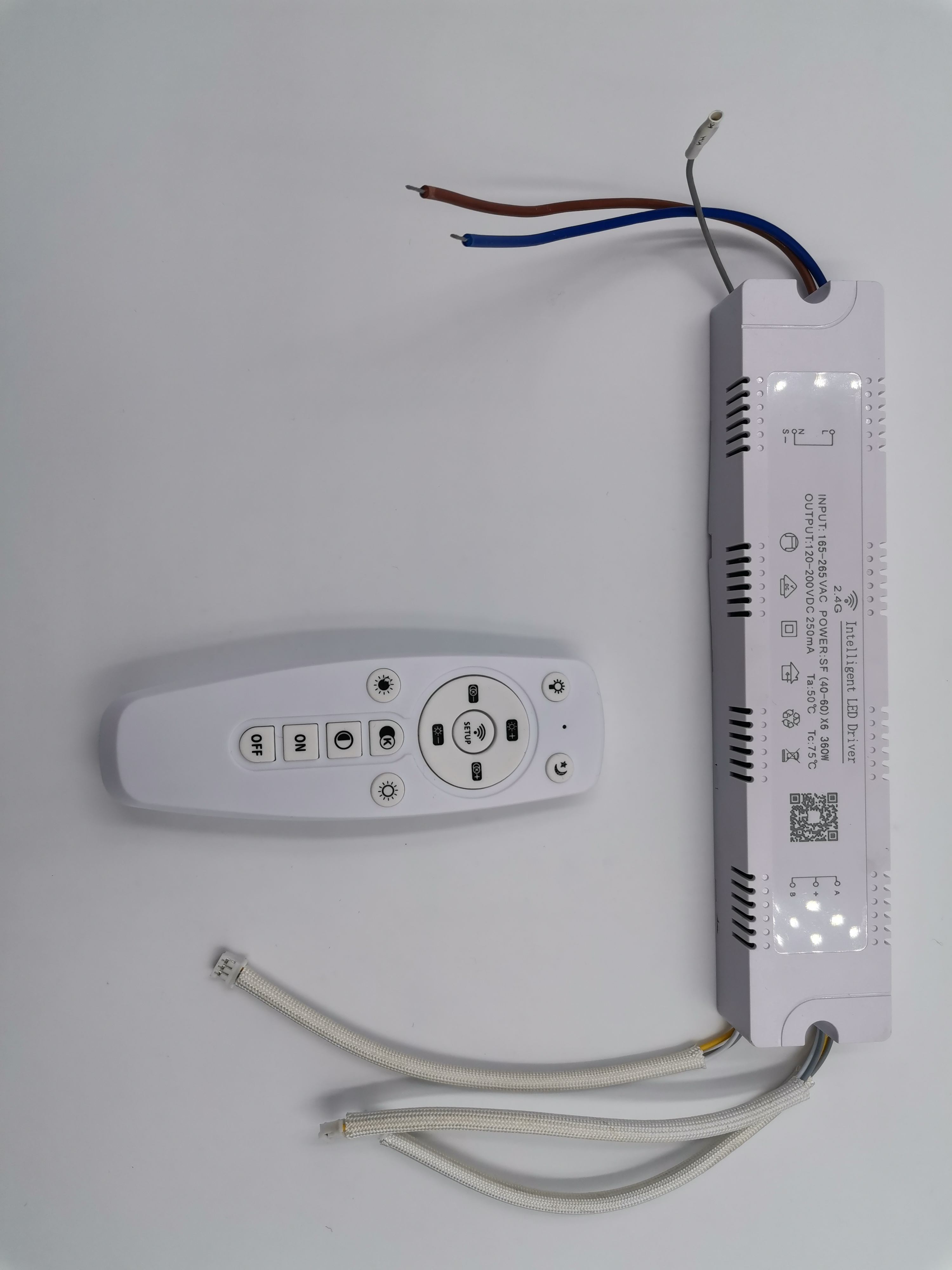 Tuya APP Gateway Compatible Zigbee Smart Dip Dimming Power Driver 2.4G app control and controller