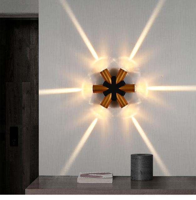 Modern Simple Creative Outdoor Waterproof Wall Lamp LED Courtyard Lamps Gate Lamp Terrace Balcony Wall Light