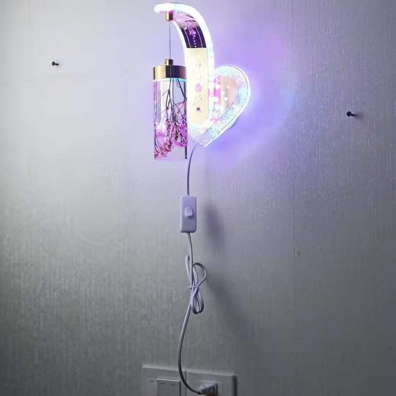 Modern Acrylic Indoor Wall Lamp LED Bedroom bedside lamp Sconce Wall Light Warm White Cold White For Bedroom Corridor Stairs