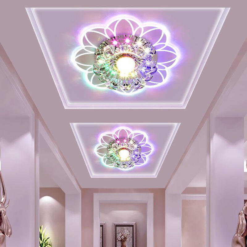 Crystal ceiling light