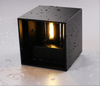 Industrial Style 12W AC85-265V Waterproof IP65 Adjustable Beam Aluminum Outdoor LED Cube Wall Light