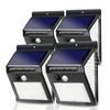 Smart Solar LED Outdoor Waterproof Up and Down Luminous Lighting Garden Decoration Solar Lights Stairs Fence Sunlight Lamp