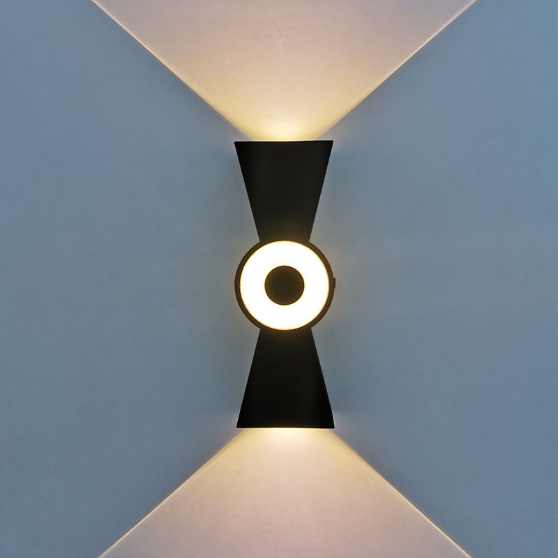 black outdoor sconce