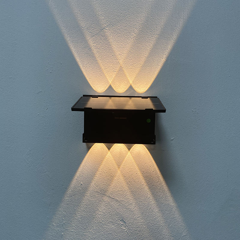 outdoor solar wall lamp