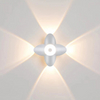 LED Outdoor Wall Light Up Down Luminous Wall Decoration Spotlight Lotus Villa Corridor Balcony Corridor Background Wall Light