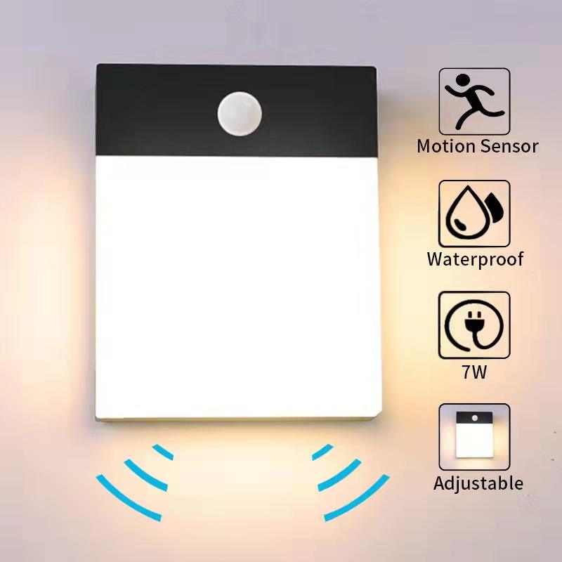 Nieuw Model Waterdichte IP65 Buiten Tuin Decoratieve aluminium Acryl LED Wandlamp Fabriek Directe Verko Woonkamer Slaapkamer
